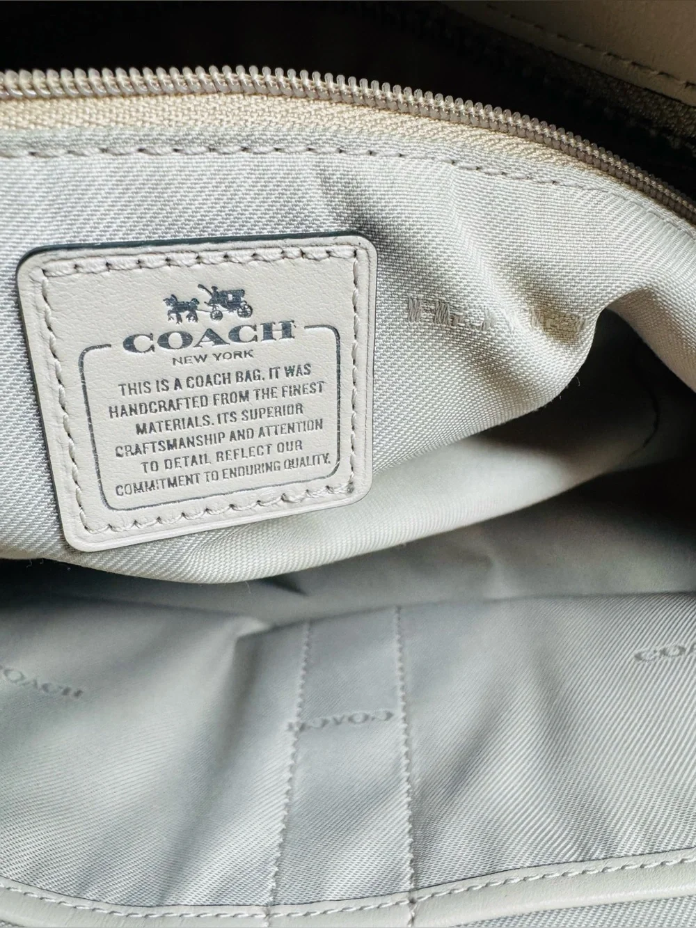 Coach Swagger  Colorblock Leather Satchel in Olive/Blush